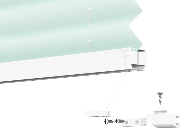 Plisé rolety LUX - látka Cool mint 11069 - PEARL 9