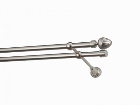 Garniža 19x19mm - 2rady - ODEON - satin 1