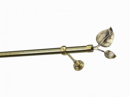 Garniža 25mm - 1rad - LIST VEĽKÝ - antik 1