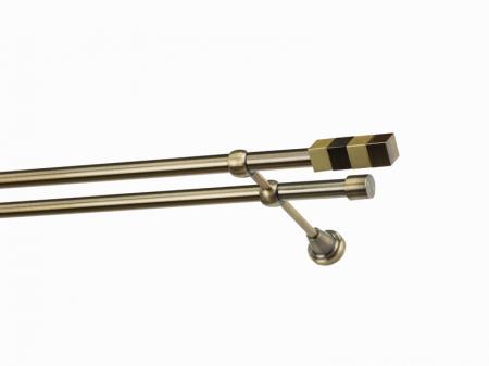 Garniža 19x19mm - 2rady - QUADRO - antik 1