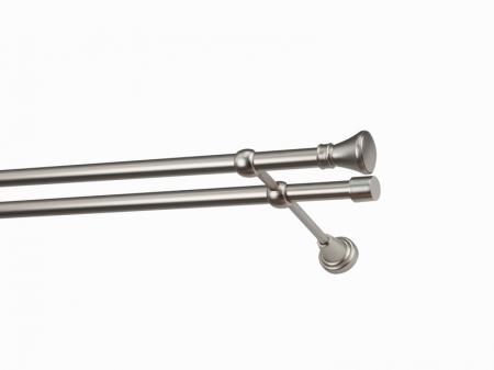 Garniža 19x19mm - 2rady - KOLOSEO - satin 1