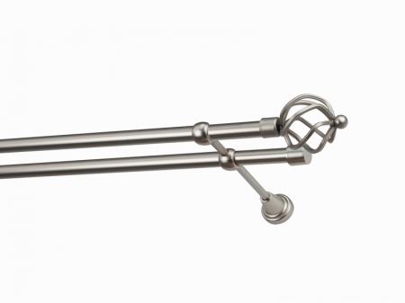 Garniža 19x19mm - 2rady - SPIRAL - satin 1