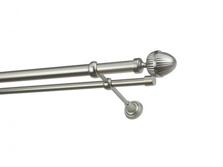 Garniža 25x16mm - 2rady - ODEON - satin 1