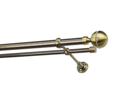 Garniža 25x16mm - 2rady - KALISTO CRYSTAL - antik 1