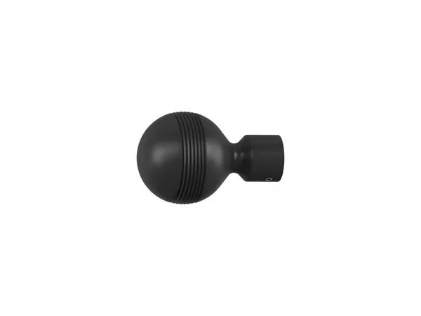 Garniža 19x19mm drážková tyč - 2rady - GABI - čierna