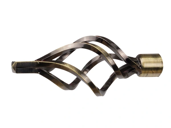 Garniža 19mm - drážková tyč - 1rad - GUĽA AZUR - antik