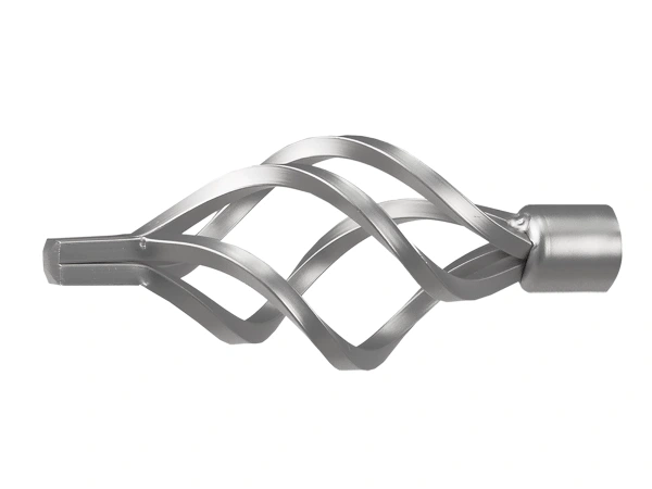 Garniža 19mm - drážková tyč - 1rad - GUĽA AZUR - satin