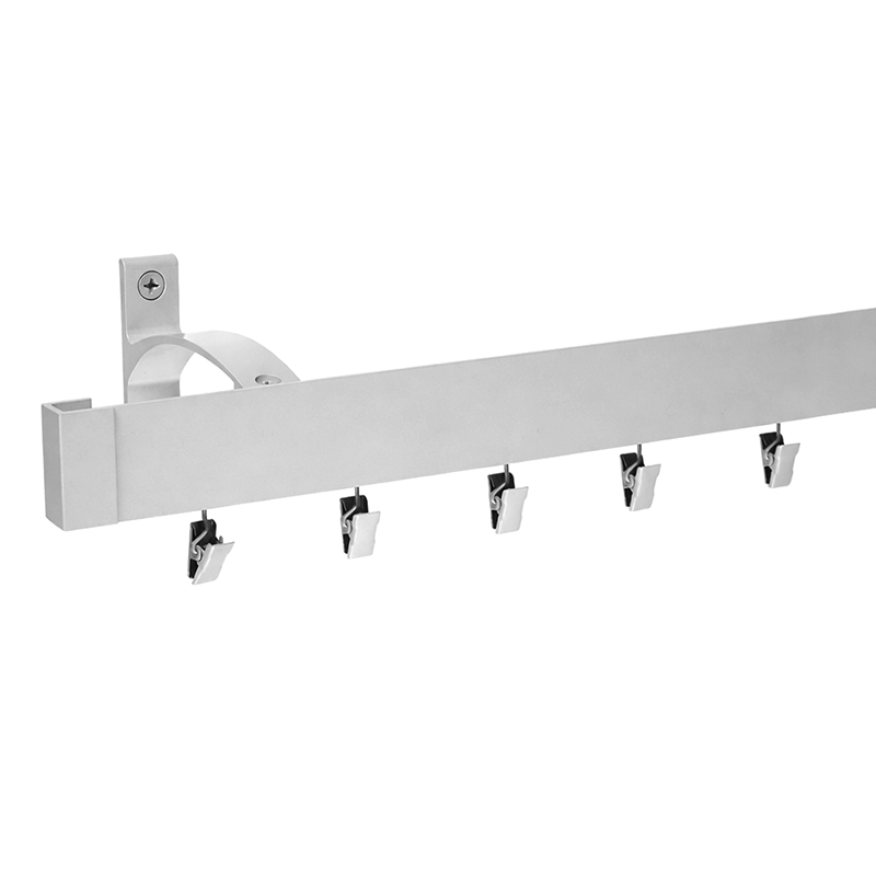 Egysoros belső sínes MODERN karnisok csúszkákkal, két szerelési változatban, csendes és sima működéshez