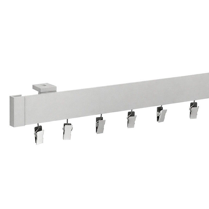 Egysoros sínes MODERN karnisok tartókkal és csúszkákkal, zajtalan függönymozgatásra tervezve