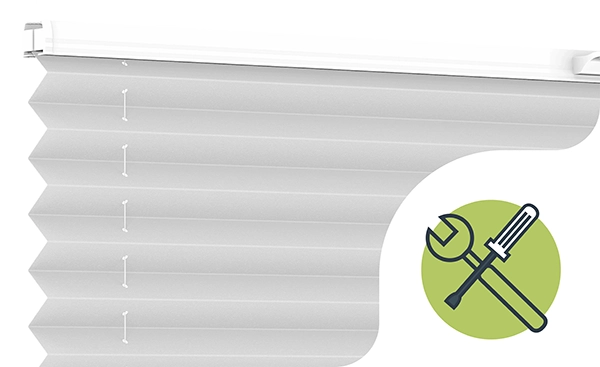 Pliszé függönyök - szerelés