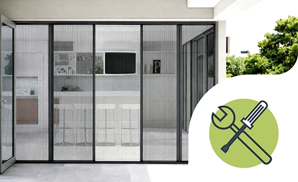 Szúnyoghálók ajtóra - szerelés