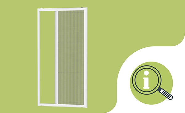 Szúnyogháló ajtóra - PLISZÉ KLIK - leírás