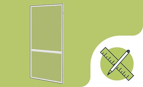 Szúnyogháló ajtóra - PÁNTOS - méretvétel