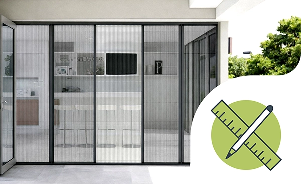 Szúnyoghálók ajtóra - mérés