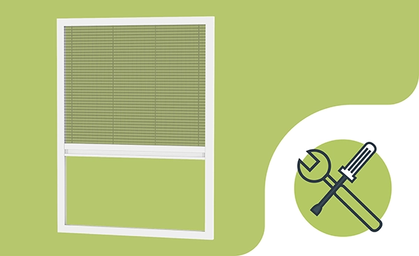 Szúnyogháló ablakra - PLISZÉ LITE - szerelés