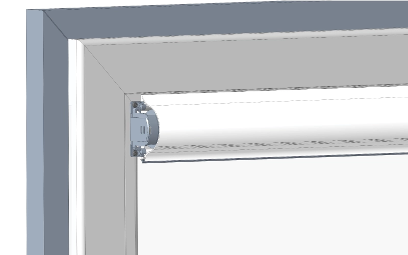 A takaróelemek visszahelyezése a roló tartójára