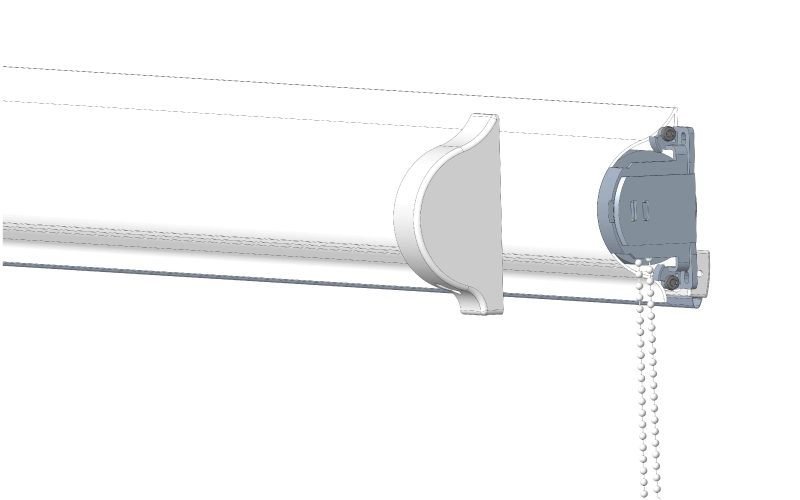 A roló mechanizmustartóinak kicsavarozása mindkét oldalon