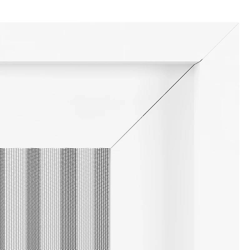 A KLIK fix szúnyogháló sarokillesztésének részlete