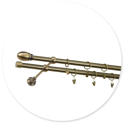 Kovové garniže farba antik