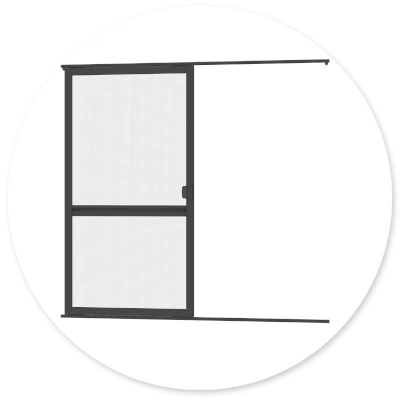 TOLÓ szúnyogháló ajtóra